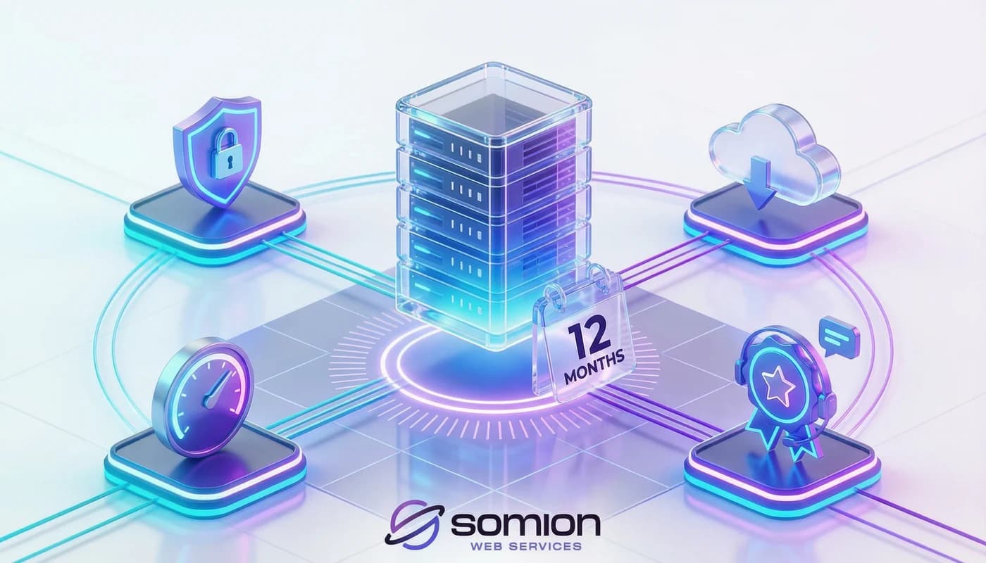 اشتراك استضافة مواقع سنوي